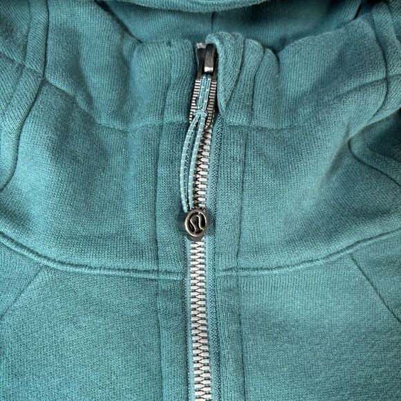 Lululemon Scuba Full Zip Hoodie Size 6 Jasper Green - Picture 7 of 10